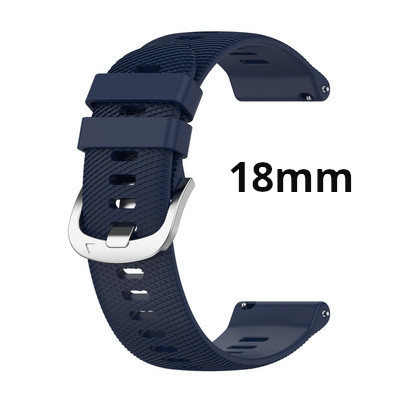 H8WA 18 mm-es szilikon óraszíj vízálló csuklópánt csuklópánt öv ID205U/ID205S/ID205L/ID216-hoz