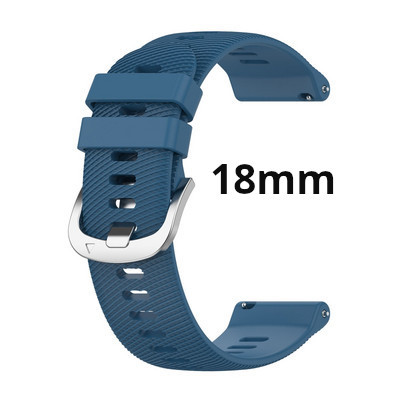 H8WA 18 mm-es szilikon óraszíj vízálló csuklópánt csuklópánt öv ID205U/ID205S/ID205L/ID216-hoz