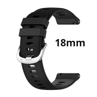 H8WA 18 mm-es szilikon óraszíj vízálló csuklópánt csuklópánt öv ID205U/ID205S/ID205L/ID216-hoz