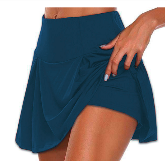 Καλοκαιρινό κοντό παντελόνι Γυναικείο Εξωτερικό Peep Proof Ελαστικό σορτς διπλής στρώσης αθλητικό σορτς Γυναικείες αθλητικές φούστες Fitness σορτς γιόγκα