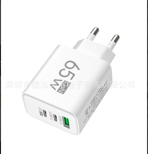 Încărcător USB 65W GaN PD Tip C Adaptor pentru telefon mobil Încărcare rapidă pentru iPhone Samsung Xiaomi Huawei Încărcător de perete Quick Charge 3.0