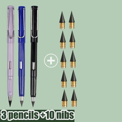 17 τμχ Σετ Infinity Pencils No Sharpening Eternity Pencils No Ink Kawaii Unlimited στυλό Είδη τέχνης Σχολική γραφική ύλη Γόμα μύτης