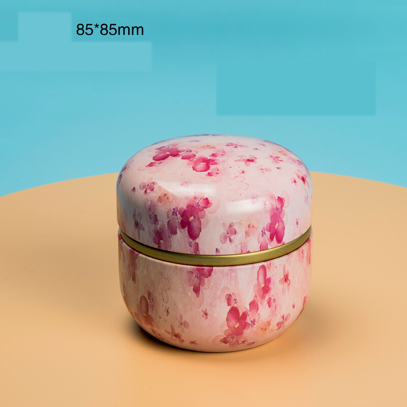 Tea Caddy Box konteinerid Küünlapurgid kohv kommid suupisted väikesed plekk mini kaasaskantavad säilituskarbid suletud purgid pakend teenõud