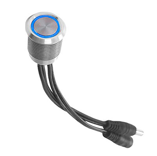 Besprekidni prekidač za prigušivanje na dodir DC 12V 24V Punometalni ugrađeni senzor Tipka Kontroler za LED traku DIY Svjetlo za ormar za krevet