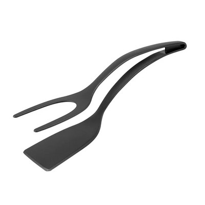 Atverčiamos replės Virtuvės žnyplės 2 viename virtuvės reikmenys kepsnių mentelės žnyplės Blynų kepimo mašinos priedai Įtaisų įrankiai