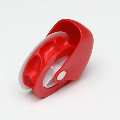 Pizza tészta vágó tészta pite díszítő vágó műanyag kerék görgő pizza tészta pite kéreg sütés vágó pizza lapát