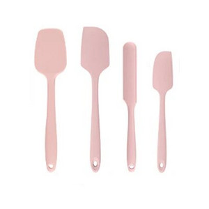 4 gab./komplekts virtuves silikona krēmkrāsas lāpstiņa sviesta šokolādes salātu skrāpis mikseris Nepiedegošs mīklas kūku konditorejas izstrādājumu blenderis Virtuves piederumi