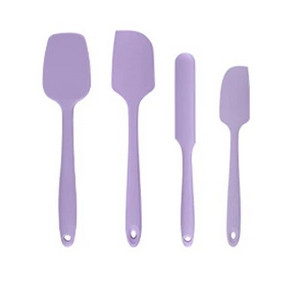 4 gab./komplekts virtuves silikona krēmkrāsas lāpstiņa sviesta šokolādes salātu skrāpis mikseris Nepiedegošs mīklas kūku konditorejas izstrādājumu blenderis Virtuves piederumi