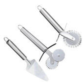 Nerūdijančio plieno picos pjaustytuvas su ratuke pyrago pyrago pyragas apvalus peilis makaronų tešlos kepimo virtuvės gaminimo įrankis