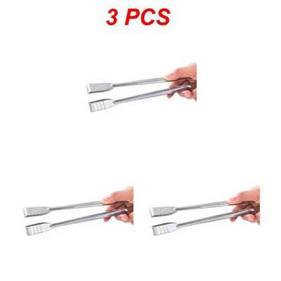 1/2/3 TK Köögitööriistad Toiduriistade tööriistakomplekt Kuumus Leivatangid roostevabast terasest salat BBQ Toidu valmistamine Serveerimisnõu Tangid Helmes