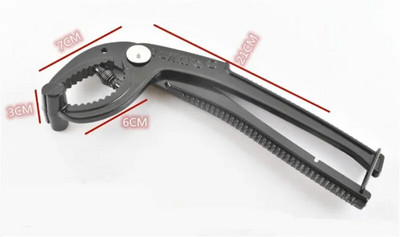 Picos keptuvės dėklo spaustukas Aliuminis su kabliu molio puodo segtukas Virtuvės įrankiai Tortų pyrago indų skardų padėklai, pilers Apsaugos nuo nuplikimo karšto izoliacinio spaustuko