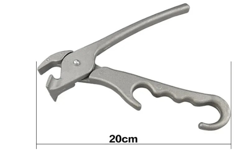 Picos keptuvės dėklo spaustukas Aliuminis su kabliu molio puodo segtukas Virtuvės įrankiai Tortų pyrago indų skardų padėklai, pilers Apsaugos nuo nuplikimo karšto izoliacinio spaustuko