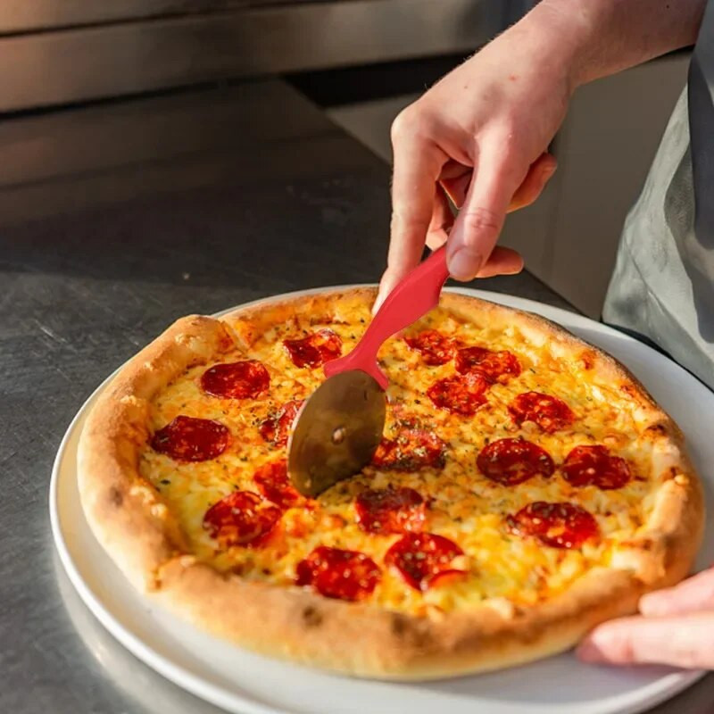 Picos pjaustytuvas Plieninis kočiojamas peilis tešlos tešlos pjaustytuvas ratukas voleliu plutos kepimo įrankiai Rankinis makaronų vyniotinis Aštrūs nesurūdiję peiliai