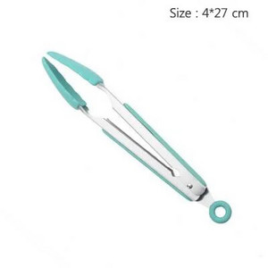 Žali virtuvės reikmenys medinė rankena, neprideganti karšta aukštos temperatūros silikoninė šaukšto sukimo šluotele mentele virtuvės reikmenys