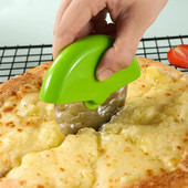 Nerūdijančio plieno picos pjaustyklės, apvalus peilis, skirtas picai ruletei, kepimo indams tešlai Picos pjaustyklės pjaustyklės kepimo virtuvės įrankis