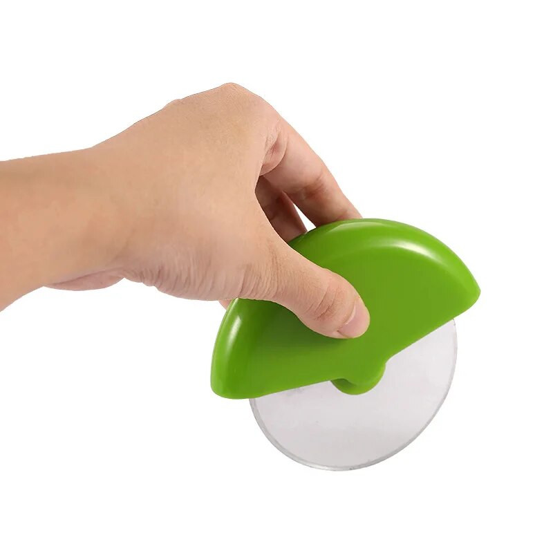 Nerūdijančio plieno picos pjaustyklės, apvalus peilis, skirtas picai ruletei, kepimo indams tešlai Picos pjaustyklės pjaustyklės kepimo virtuvės įrankis