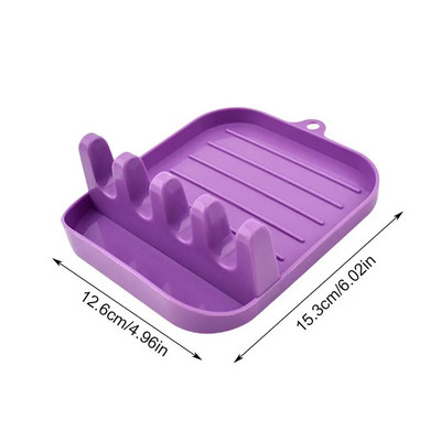 Στήριγμα κουταλιού κουζίνας για πιρούνι Σπάτουλα ράφι Θήκη κουταλιού Βάση επιτραπέζιων σκευών Βάση αποθήκευσης για θήκη για κουτάλια καπάκι για κουτάλια Οργανωτής κουζίνας