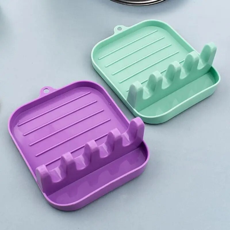 Στήριγμα κουταλιού κουζίνας για πιρούνι Σπάτουλα ράφι Θήκη κουταλιού Βάση επιτραπέζιων σκευών Βάση αποθήκευσης για θήκη για κουτάλια καπάκι για κουτάλια Οργανωτής κουζίνας