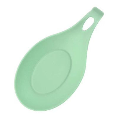 Suport lingura din silicon Tampă de odihnă Ustensile de bucătărie Spatulă Bătător de ouă Rezistent la căldură Preșă de loc Tavă Covorașe de izolare Ustensile de bucătărie