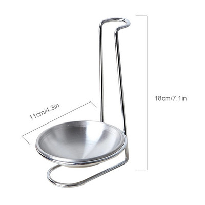 Naujas 1 vnt vertikalus šaukšto atramas nerūdijančio plieno kaušelis šaukšto sietelis semtuvėlių laikiklis virimo indų laikiklis namų virtuvės įrankis