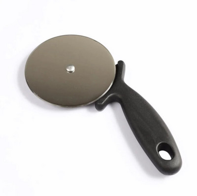 Naujas nerūdijančio plieno picos pjaustytuvas Peilis Vienu ratu Pjovimo įrankiai Buitiniai vafliai Sausainiai Tortai Įrankiai Picos Ratai Žirklės Kepiniai