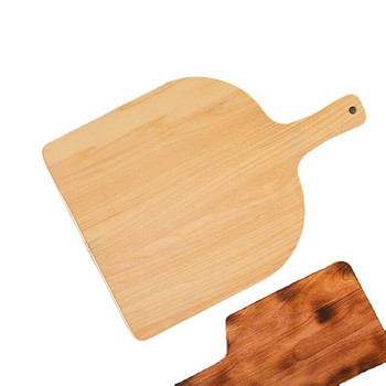 Дървена лопата за кори за пица с дървена дръжка Резачка за сирене Инструмент за повдигане на кори Лопата за пица Лопата за торта Инструменти за печене тава за пица