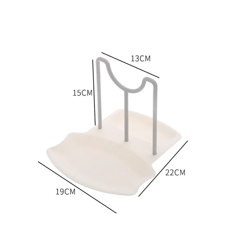 Plastikinio puodo dangčio stovo šaukšto laikiklis virtuvės organizatorius šakutė Mentele stovo šaukšto laikiklis Daugiafunkcinė virtuvės laikymo lentyna