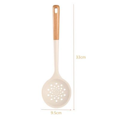 Set de ustensile din silicon de calitate Instrument de gătit non-lipicios Spatulă din silicon Linguriță de supă Accesorii de bucătărie Set de bucătărie rezistent la căldură