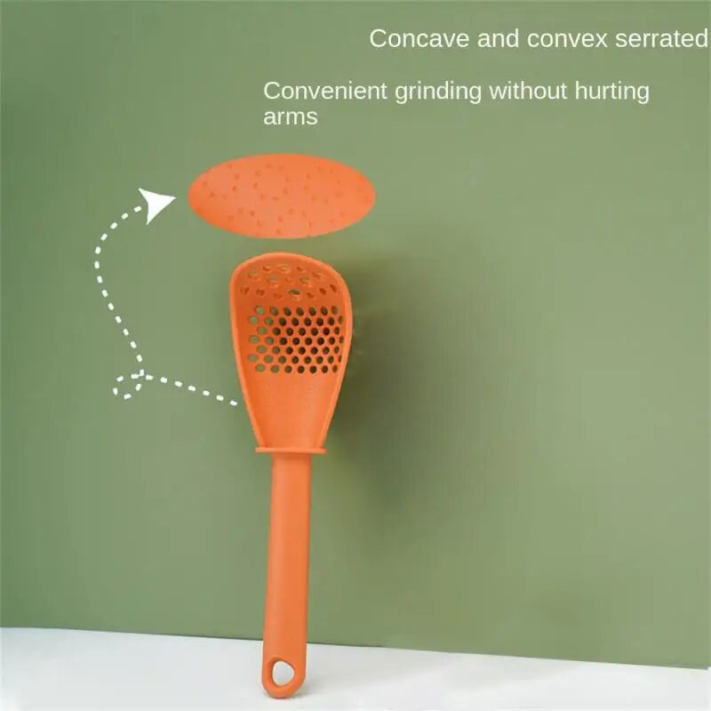 Virtuvinis šaukštas Daugiafunkcis kanalizacija Virtuvės šlifavimo šaukštas Naudinga bulvių pasta Virtuvei gaminimo įtaisai Valgio šaukštas Virtuvė