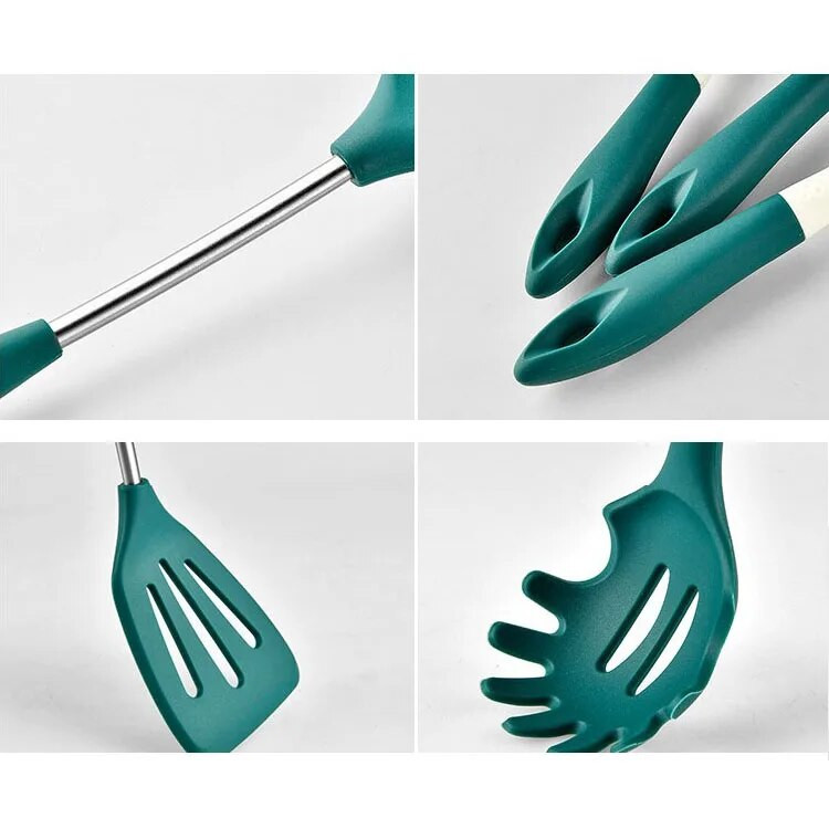 1vnt Nelipnūs virtuvės reikmenys Virtuvės reikmenys Pyragas BBQ kepimo įrankis Silikoniniai virtuvės reikmenys Mentele Kaušas Kiaušinių plakimo Kastuvas Šaukštas Sriuba