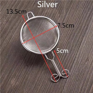 Bāra kokteiļu sietiņš 304 Nerūsējošā tērauda konisks kokteiļu siets, kas lieliski piemērots sulas gabaliņu noņemšanai