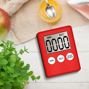 Χρονοδιακόπτης κουζίνας LED Ψηφιακή οθόνη Χρονομέτρησης Κωδικός Χρονόμετρο με λεπτό μαγνήτη Ρολόι Temporizador που χρησιμοποιείται για ψήσιμο και μαγείρεμα αθλητικά παιχνίδια