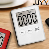 JJYY Super Mini LCD Digitalni Zaslon Kuhinjski Timer Četvrtasti Kuhinjski Odbrojavanje Alarm Magnet Sat Štoperica za spavanje Sat Timer