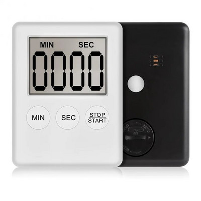 JJYY Super Mini LCD Digitalni Zaslon Kuhinjski Timer Četvrtasti Kuhinjski Odbrojavanje Alarm Magnet Sat Štoperica za spavanje Sat Timer