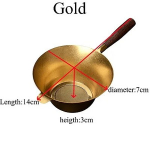 304 Nerūsējošā tērauda tējas sietiņš, vara sietiņš, kokteiļu piederumi