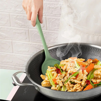Σετ μαγειρικών σκευών σιλικόνης Αντικολλητική σπάτουλα φτυάρι σούπας λαβή κουταλιού Σετ εργαλείων μαγειρικής χωρίς BPA Αξεσουάρ εργαλείων κουζίνας