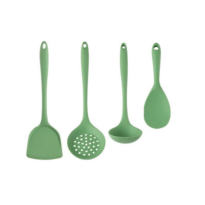 Szilikon főzőedény szett tapadásmentes spatula lapát leves kanál nyelű főzőeszköz készlet BPA mentes konyhai szerszám tartozékok