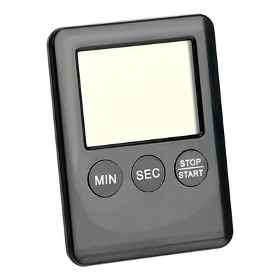 DIYWORK Budilica, kvadratni, veliki LCD digitalni zaslon s magnetom, odbrojavanje, odbrojavanje, tanki, jednostavni, modni kuhinjski mjerač vremena za kuhanje