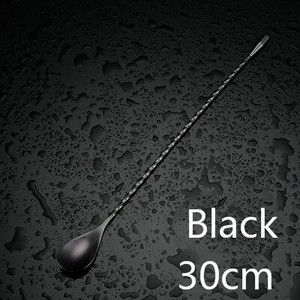 Μπάρα κοκτέιλ από ανοξείδωτο ατσάλι 40 εκατοστών Κουτάλι Ιαπωνικού στιλ Καλύτερη μπάρα μπάρμαν με ουρά σουρωτήρι Ασημένιο Χάλκινο Χρυσό Barware