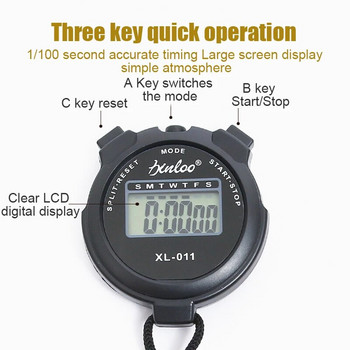 Φορητό φορητό αθλητικό στοπ ρολόι Ψηφιακή οθόνη Fitness Timer Counter 4colors For Sports Stopwatch Chronograph