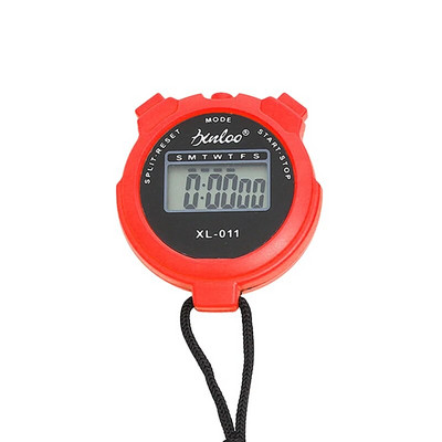Hordozható kézi sport stopperóra digitális kijelzős fitnesz időzítő számláló 4 színben sport stopper kronográfhoz