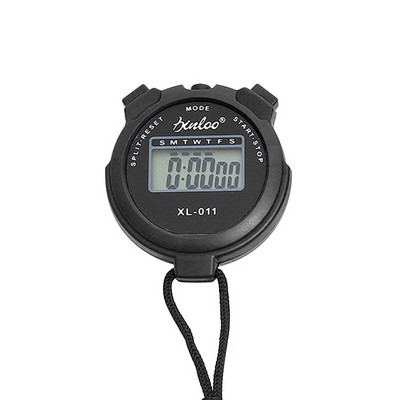 Hordozható kézi sport stopperóra digitális kijelzős fitnesz időzítő számláló 4 színben sport stopper kronográfhoz