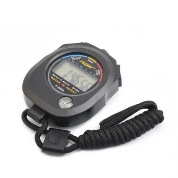 Αδιάβροχο Χρονόμετρο χειρός τσέπης Χρονόμετρο Επαγγελματικό Ψηφιακό Αθλητικό Χρονόμετρο LCD Timer Stop Watch Timer Cronometro