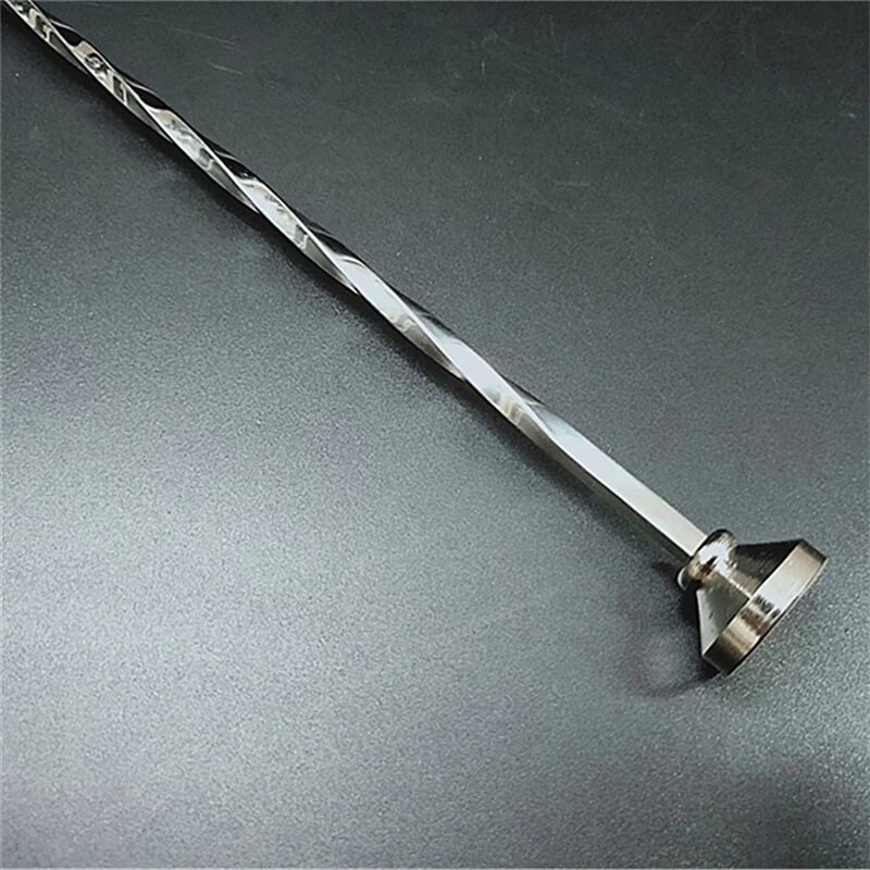 29 cm nerūdijančio plieno kokteilių juosta šaukštas spiralinio rašto juosta Teadrop šaukštas maišomas šaukštas baras įrankis barmeno įrankiai barware