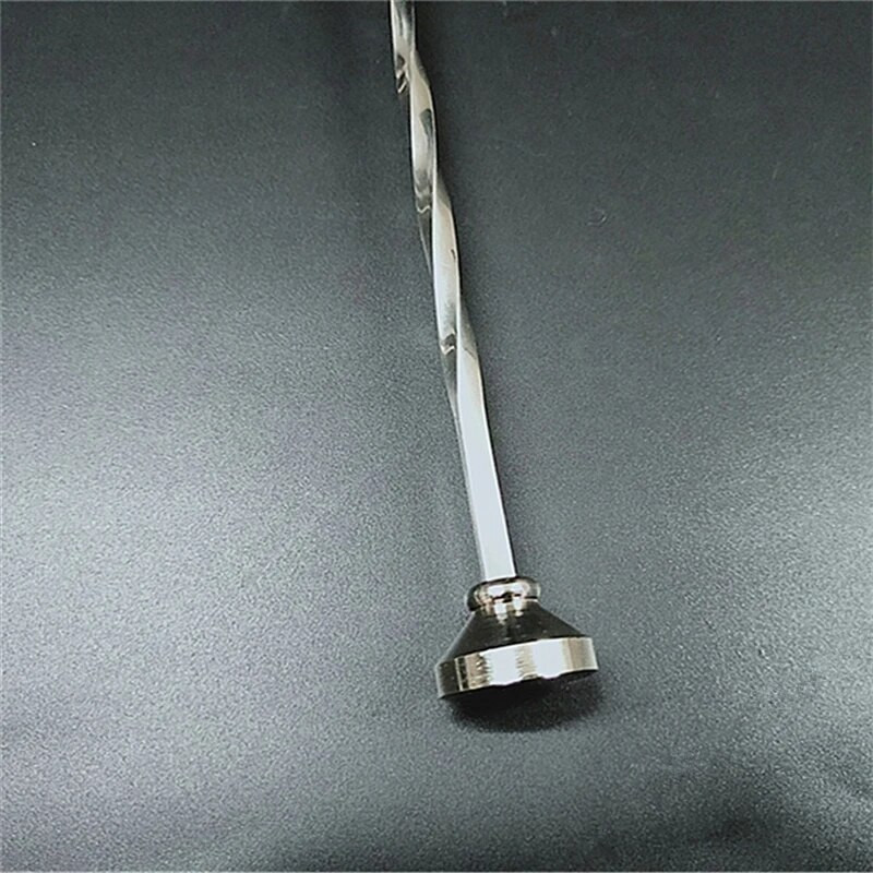 29 cm nerūdijančio plieno kokteilių juosta šaukštas spiralinio rašto juosta Teadrop šaukštas maišomas šaukštas baras įrankis barmeno įrankiai barware