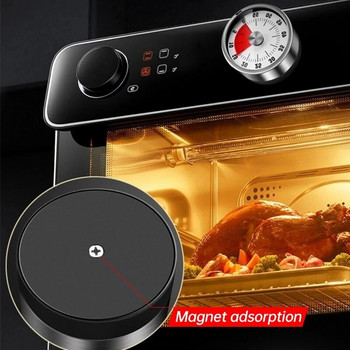 Кухненски таймери Визуален таймер Механичен кухненски таймер 60-минутен аларма Таймер за готвене Кухня със силна аларма Таймер с магнитен часовник