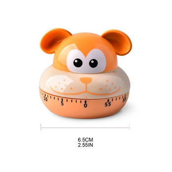 60 Minute Egg Timer Cute Animal Mechanical Timer Manual Countdown-Timer for Home-Study and Work Timer Reminder Cooking