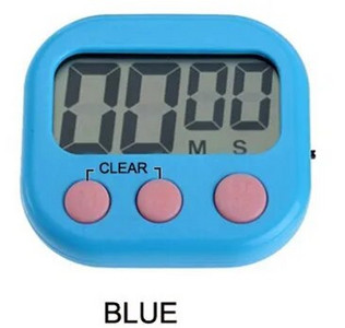 Naujas magnetinis LCD skaitmeninis virtuvės atgalinės atskaitos laikmačio signalas su baltu stovu Virtuvės laikmatis Praktiškas gaminimo laikmatis žadintuvas