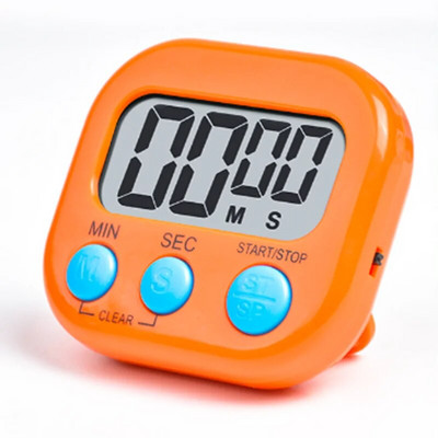 Naujas magnetinis LCD skaitmeninis virtuvės atgalinės atskaitos laikmačio signalas su baltu stovu Virtuvės laikmatis Praktiškas gaminimo laikmatis žadintuvas