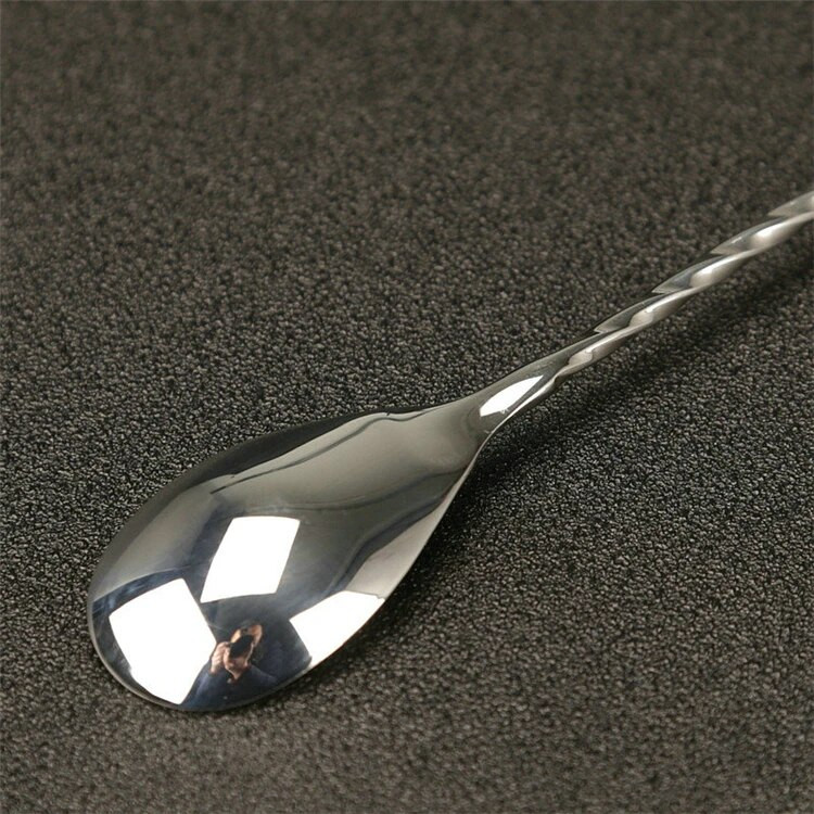 40 cm nerūdijančio plieno kokteilių juostos šaukštas japoniško stiliaus geriausias barmeno baras su sieteliu, sidabro vario aukso kepsninė